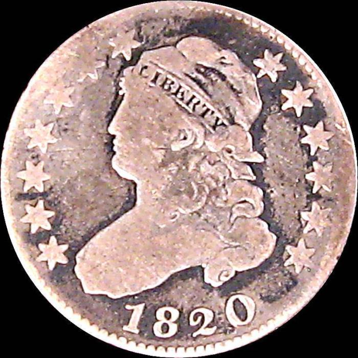 1820 Capped Bust quarter large 0