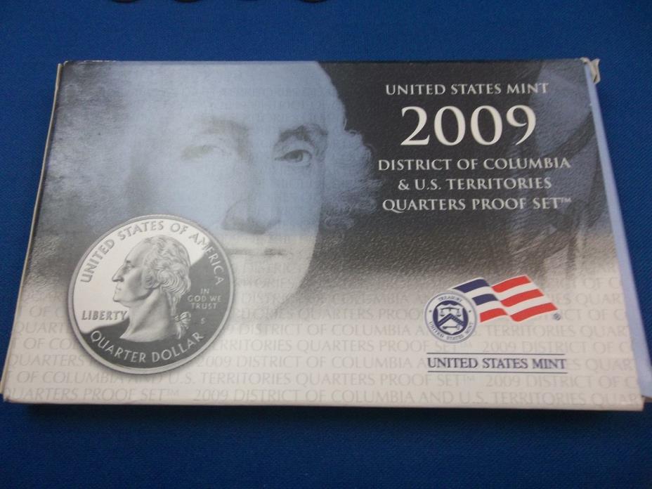 2009 DISTRICT OF COLUMBIA & U.S. TERRITORIES QUARTERS PROOF SET