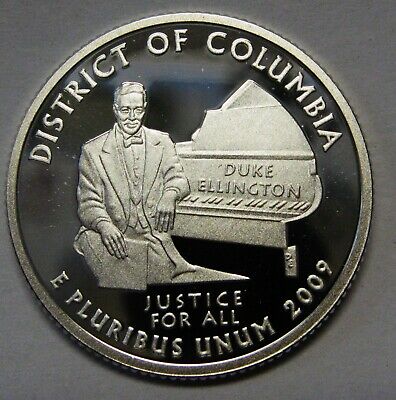 2009-S District of Columbia Gem DCAM Silver Proof Territory Quarter Nice Coin