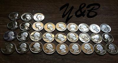 30 COIN COMPLETE 1968 S -1998 S WASHINGTON Eagle Quarter PROOF SET US