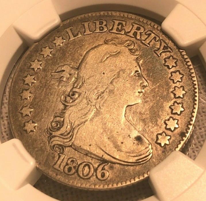 1806 Draped Bust Quarter NCG VG8