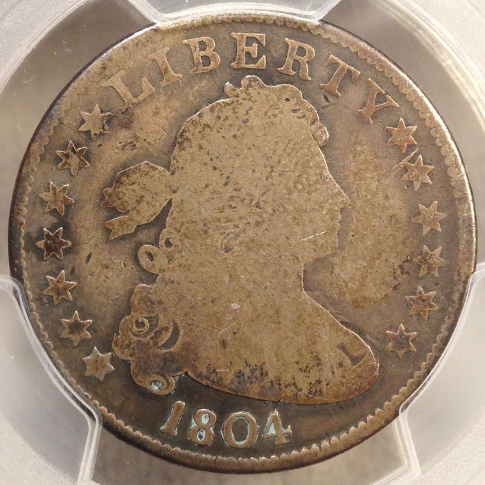 1804 Draped Bust Quarter, PCGS Good-4, Rare Early U. S. Quarter Type