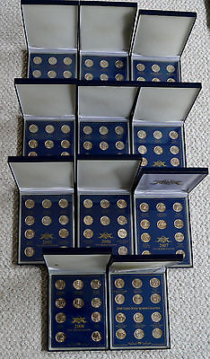 1999-2009 -State Quarters & Territories-  Original -Beautifully Boxed-COAs- Unc.