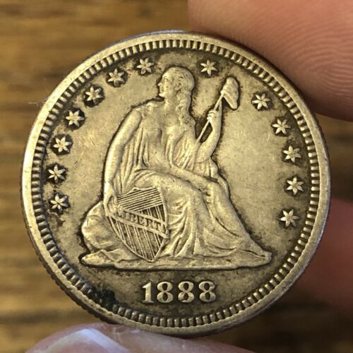 1888-S Seated Liberty Quarter STUNNING Original Patina CHOICE XF Superb VALUE!!!