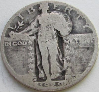 1929-D Standing Liberty Silver Quarter in a SAFLIP - Good-