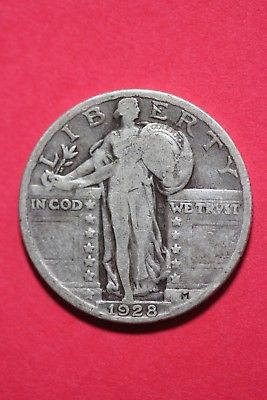 1928 P Standing Liberty Quarter Exact Coin Pictured Flat Rate Shipping OCE454