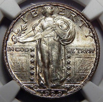 1929-S NGC MS64 (FULL HEAD) STANDING LIBERTY QUARTER