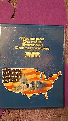 WASHINGTON QUARTERS STATEHOOD COMMEMORATIVES 1999-2008 IN BINDER