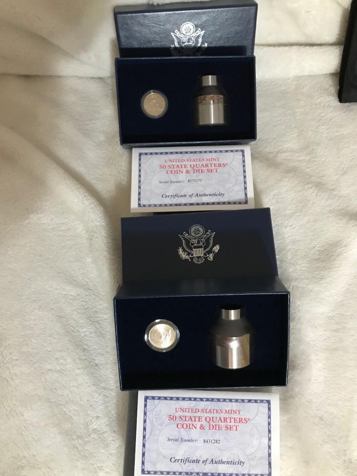 2008 Hawaii State Quarter Die Sets US Mint P & D