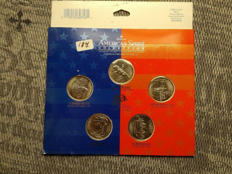 1999d State Quarters Set !! BU/UNC