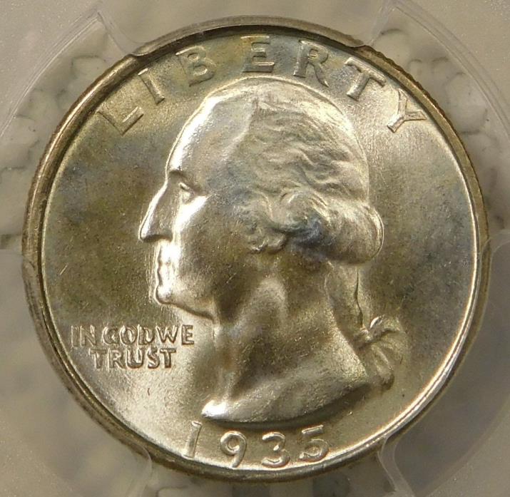 1935 D 25C Silver Washington Quarter Certified Premier GEM PCGS MS66+ CAC