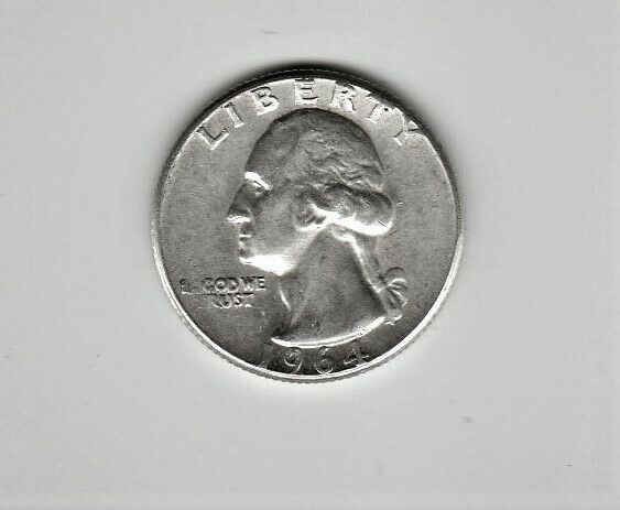 1964 Washington 90% Silver Quarter