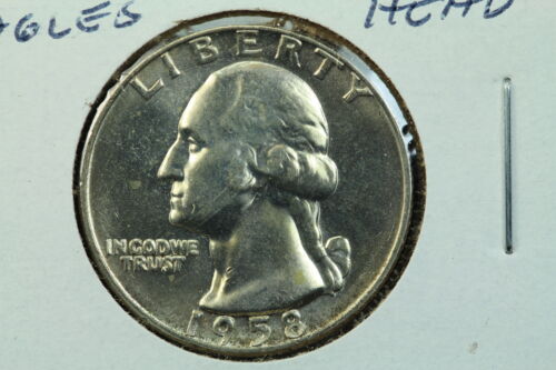 1958-D Washington Quarter Die Break Mint Error
