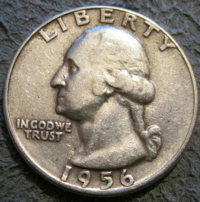 AS SHOWN - 1956 P WASHINGTON QUARTER // 90% SILVER // MC 151