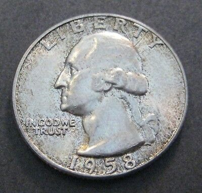 1958 D  Washington Quarter - 90% Silver -* No Reserve *- (P560)