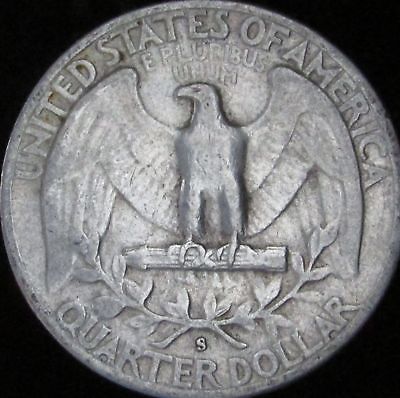 1948-S VF+ Washington Silver Quarter - MC