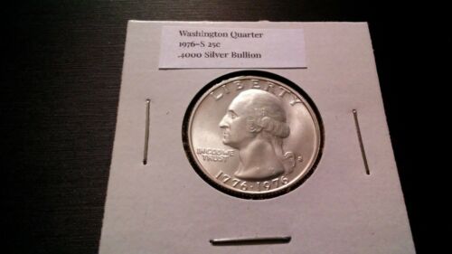 1976S 25c Silver Washington Quarter UNC Details