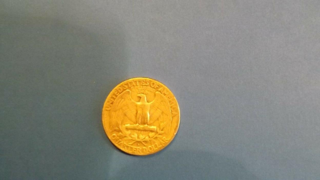 Washington silver quarter1957 D
