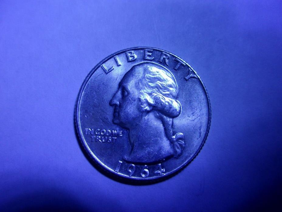 1964 D 90% Silver Washington Quarters ~Nicer Coin~ Bu ~**See Scans** #2