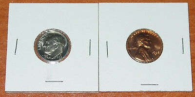 Roosevelt and Lincoln Proof Coins 1968 loose lot 2 coins