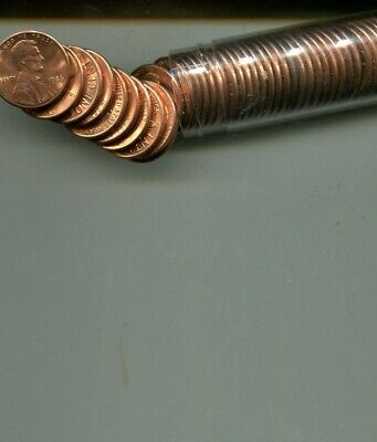 1986 P LINCOLN PENNY 50 COIN ROLL BU 209M