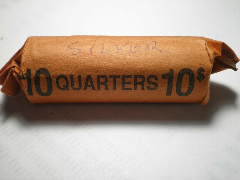 $10 Dollar roll 1932-1964 Silver Washington Quarters 90% Silver