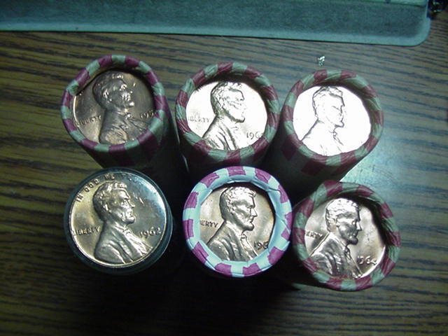 1959 P 1960 P 1961 P 1962 P 1963 P 1964 P  LINCOLN ROLLS BU