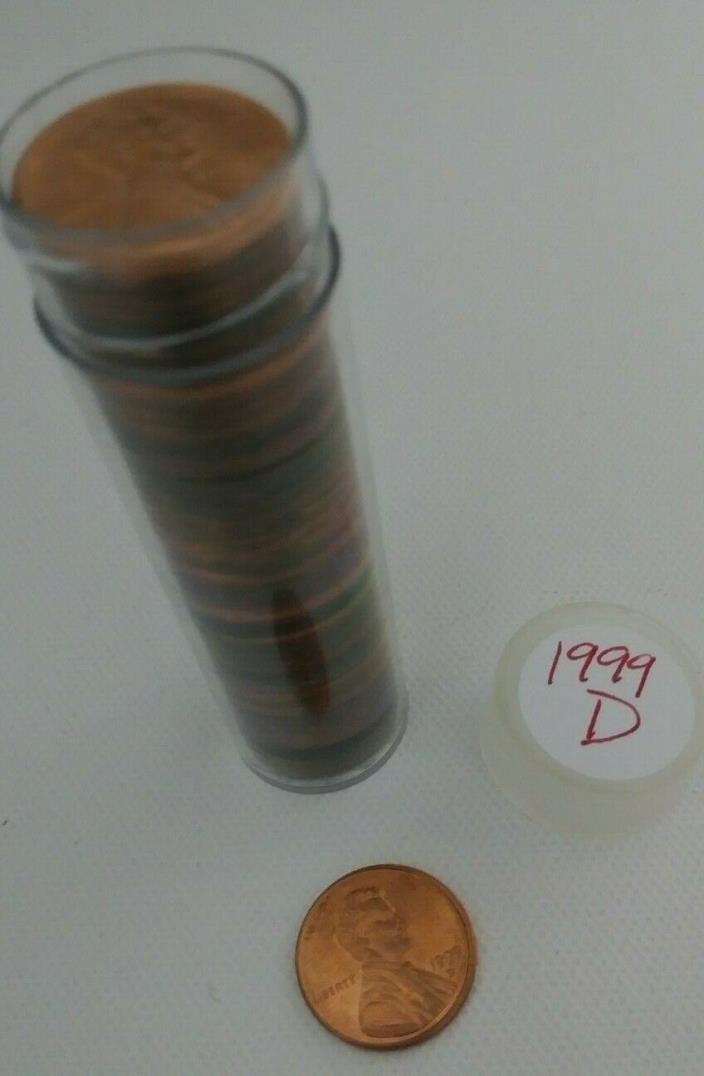 Roll of 1999 D Lincoln Memorial Pennies