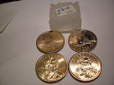 2003-D Sacagawea Dollar Roll Mint State +++++  (25)