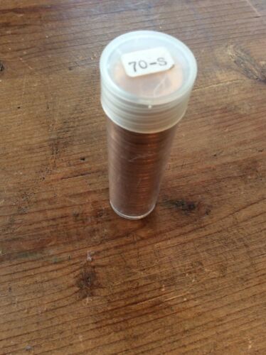 1970 S LINCOLN Memorial Penny, UNCIRCULATED, in Plastic Tube