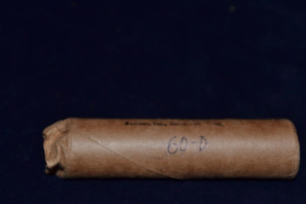 1960 D OBW LINCOLN CENT ROLL- SUPER NICE BEAUTIFUL COINS PENNY