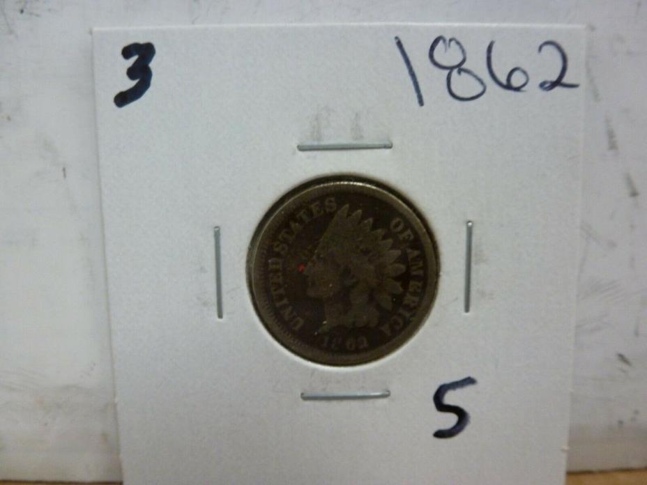1862 Indian Head Cent #3