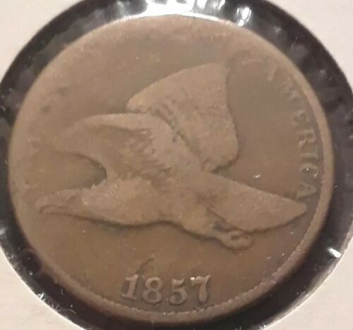 1857 1C Flying Eagle Cent Good