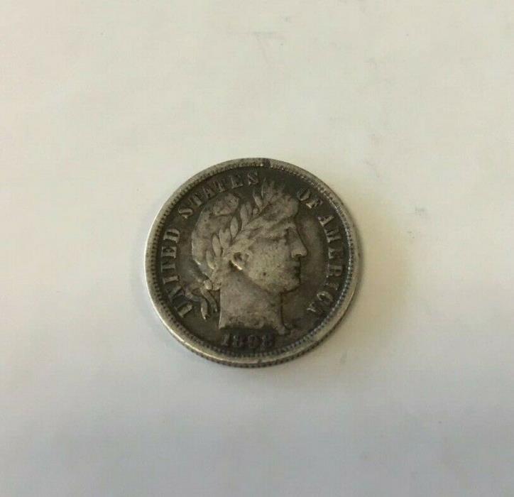 Priced to Sell-1898 S Barber Dime, Silver, Odd Error