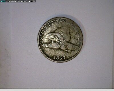 1857 Flying Eagle Cent ( # 28s104 )