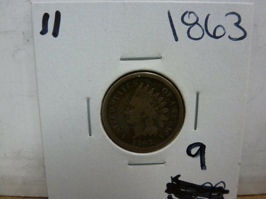 1863 Indian Head Cent #11