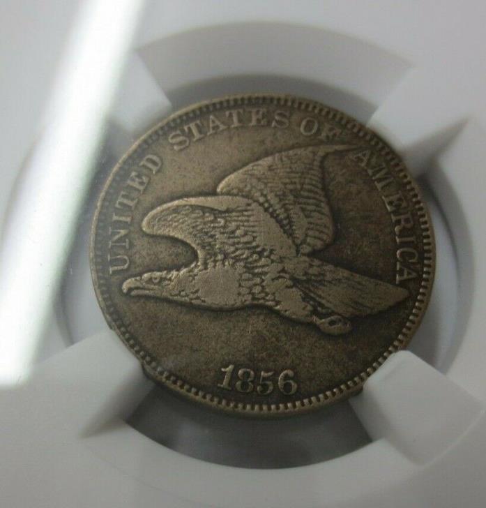 1856 Flying Eagle Cent NGC PROOF VF Details w/ 1975 ANA Certification