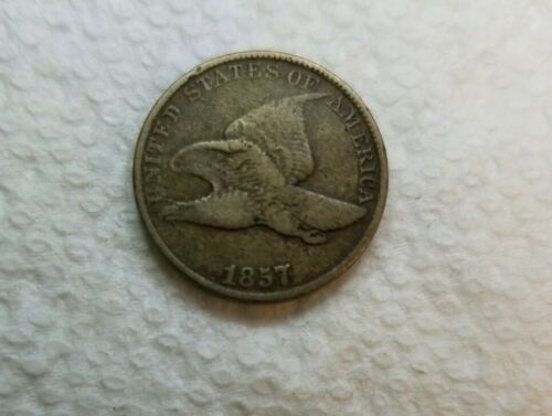 1857 Flying Eagle One Cent VF Coin