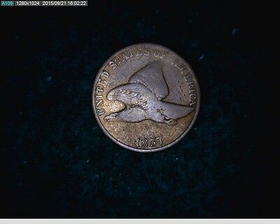 1857 Flying Eagle Cent ( # 56s126 )