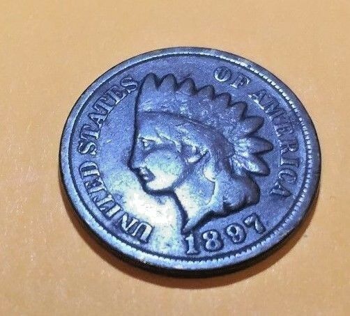 1895 INDIAN HEAD Cent          1st Football game played Latrobe 12 vs Jeanette 0