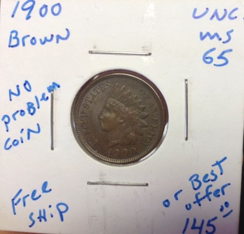 1900 1C BN Indian Cent