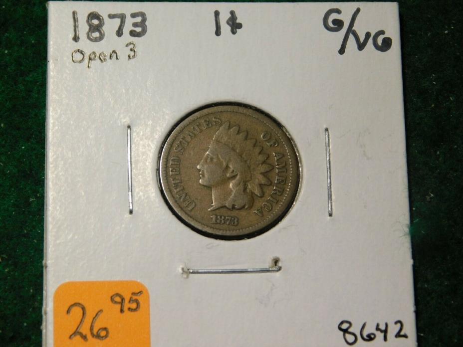 1873    Indian Head Cent