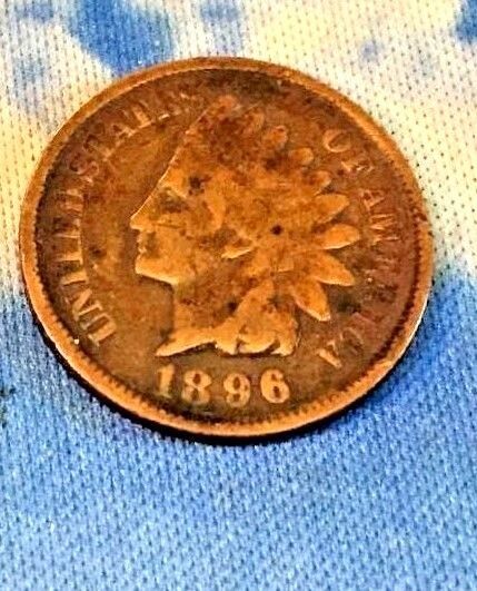 1896 INDIAN HEAD CENT--                       UTAH joins the Union as 46th State