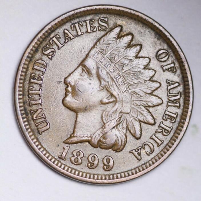 1899 Indian Head Small Cent CHOICE AU+/UNC FREE SHIPPING E183 RE