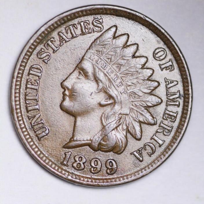1899 Indian Head Small Cent CHOICE UNC FREE SHIPPING E182 YE