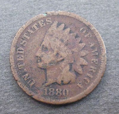 1880  Indian Head Cent  - * No Reserve * - (S849)