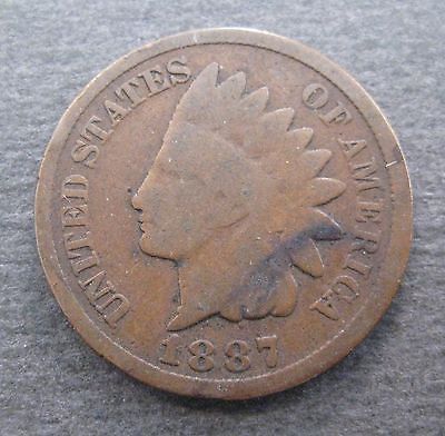 1887  Indian Head Cent  - * No Reserve * - (S852)