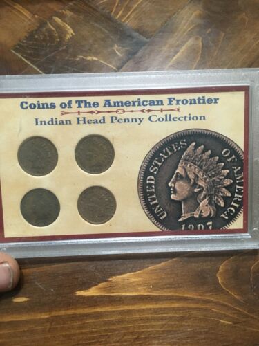 Coins of the American Frontier Indian Head Penny Collection in Gift Holder