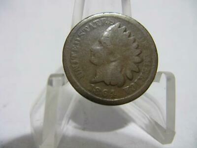 RARE 1864 INDIAN PENNY  VERY GOOD CONDITION VERY RARE COIN    nmf146