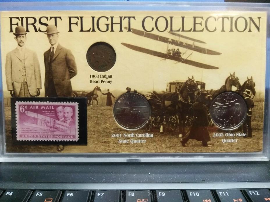 FIRST FLIGHT COLLECTION The Morgan Mint 1903 indian head penny / Set